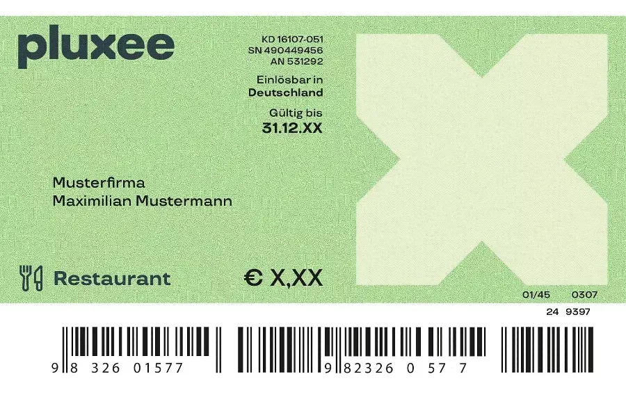 Abbildung: Pluxee Restaurant Gutschein