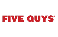 Logo Five Guys Akzeptanzpartner Pluxee