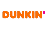 Logo Dunkin' Donut akzeptiert Pluxee Restaurant Karte