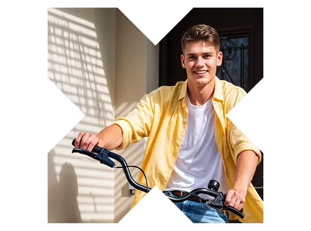 Vektorgrafik Pluxee X Bike Leasing