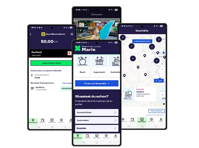 Die Kaufland "Gute Woche-Karte" in der Pluxee App