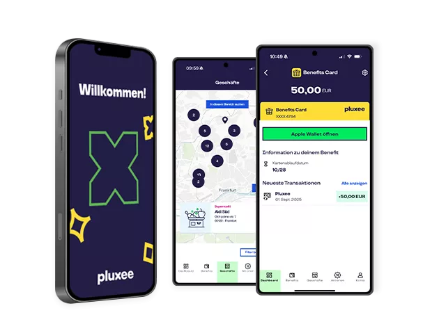 Die kostenlose Pluxee App für Mitarbeiter-Benefits