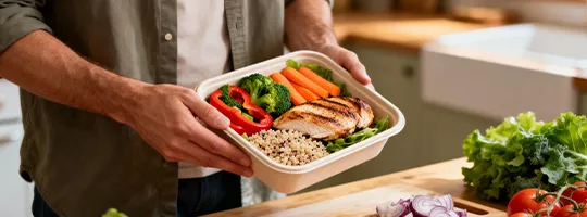 Spezielle Apps sowie zertifizierte Ernährungs-Coaches stehen innerhalb des Pluxee Wellbeing Benefits zur Verfügung